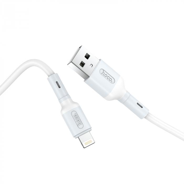 фото Кабель usb hoco x65 prime для lightning, 2.4а, длина 1.0м, белый