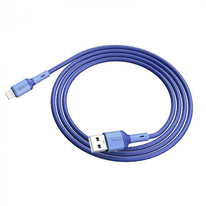 фото Кабель usb hoco x65 prime для lightning, 2.4а, длина 1.0м, синий