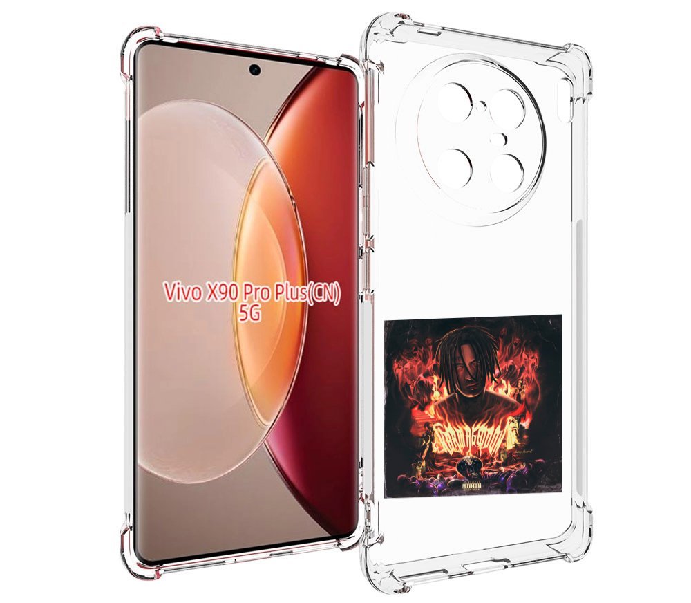 

Чехол MyPads Karmageddon Kizaru для Vivo X90 Pro Plus, Прозрачный, Tocco