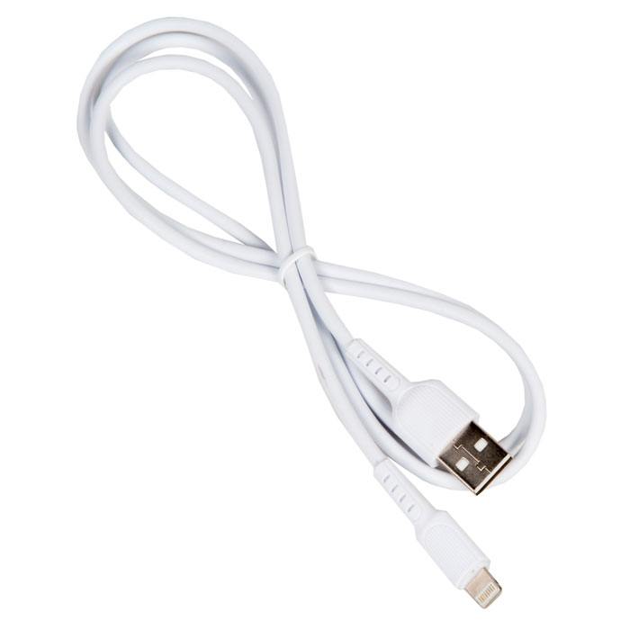 фото Кабель usb borofone bx16 для lightning, 2.0a, длина 1м, белый