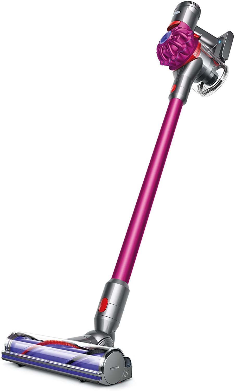 фото Вертикальный пылесос dyson v7 violet