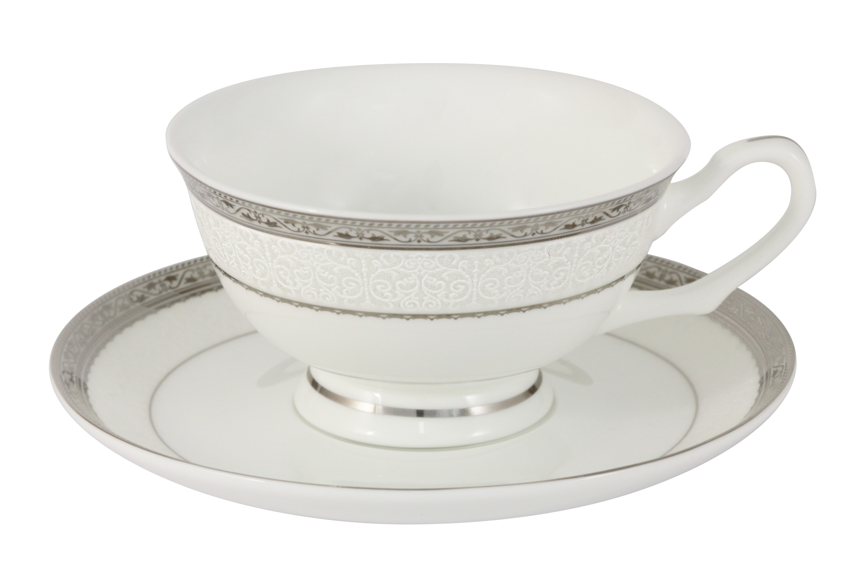 

Чайная пара Anna Lafarg Бостон чашка 0.2л блюдце AL-16908/CS-E5_