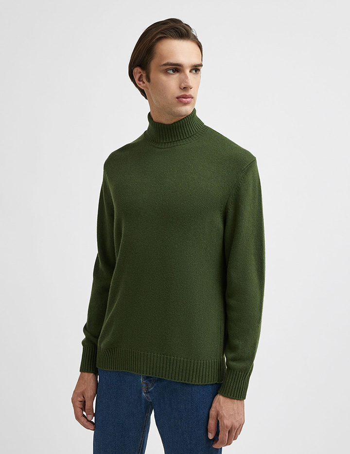 

Джемпер мужской 21A_1235U2522 United Colors of Benetton зеленый S, 21A_1235U2522