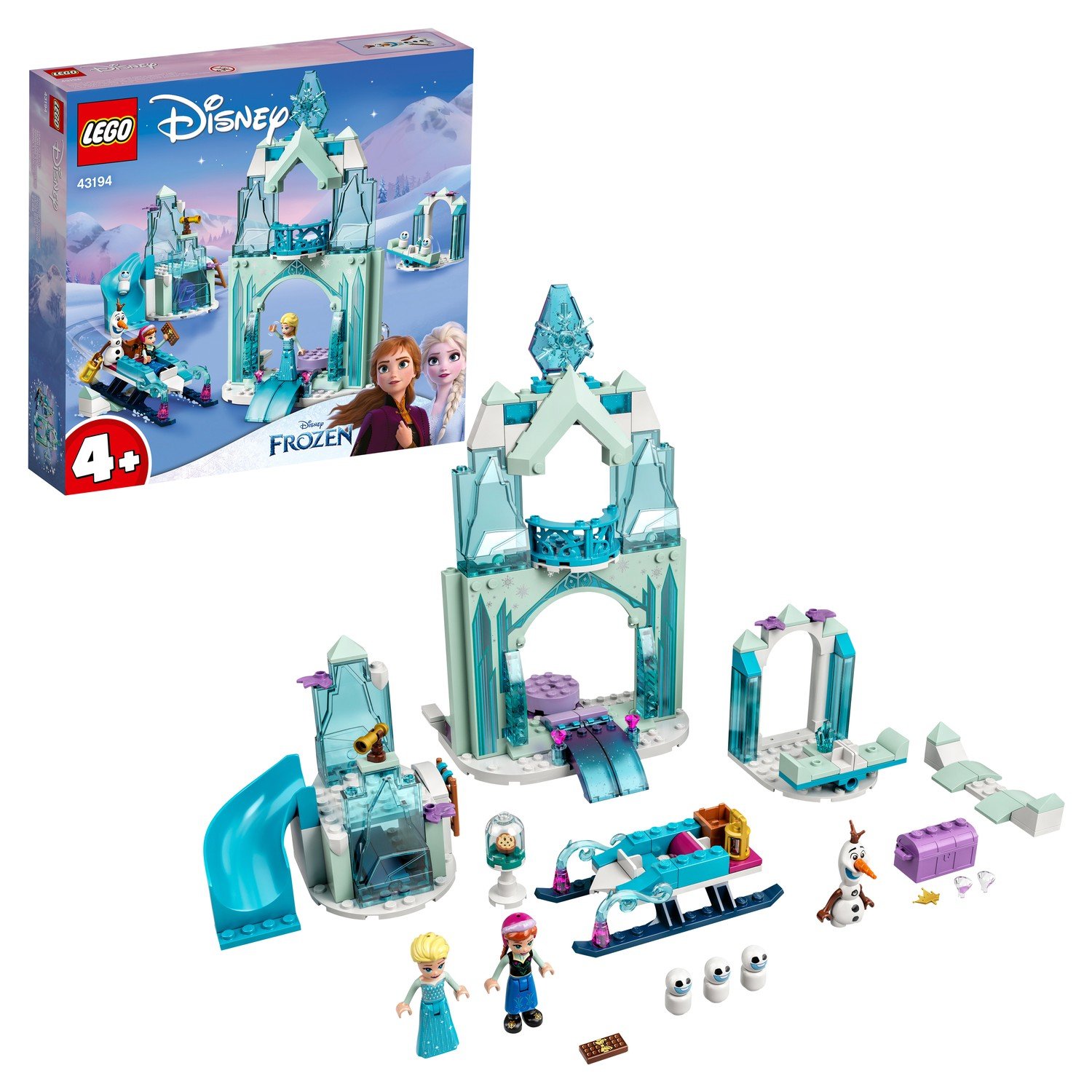 Конструктор LEGO Disney Frozen Зимняя сказка Анны и Эльзы, 154 детали, 43194 lego disney princess frozen двор замка эльзы 43199