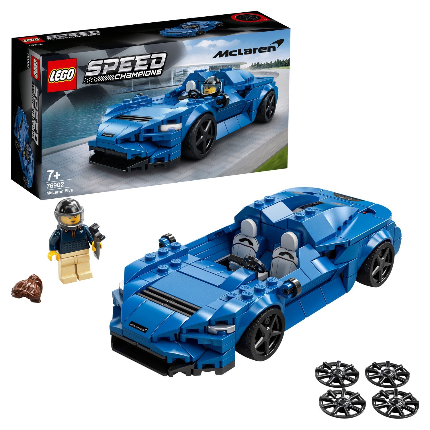 Конструктор LEGO Speed Champions 76902 McLaren Elva lego speed champions porsche 963 76916