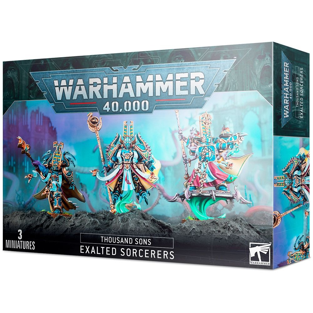 

Миниатюры для игры Games Workshop Warhammer 40000 Thousand Sons Exalted Sorcerers, 43-39