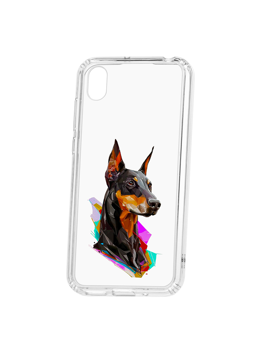 

Чехол на Huawei Honor 8S Kruche Print Доберман
