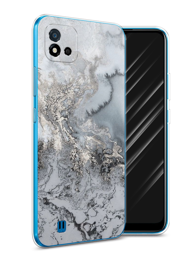 

Чехол Awog на Realme C11 (2021) "Морозная лавина серая", Разноцветный, 257550-3
