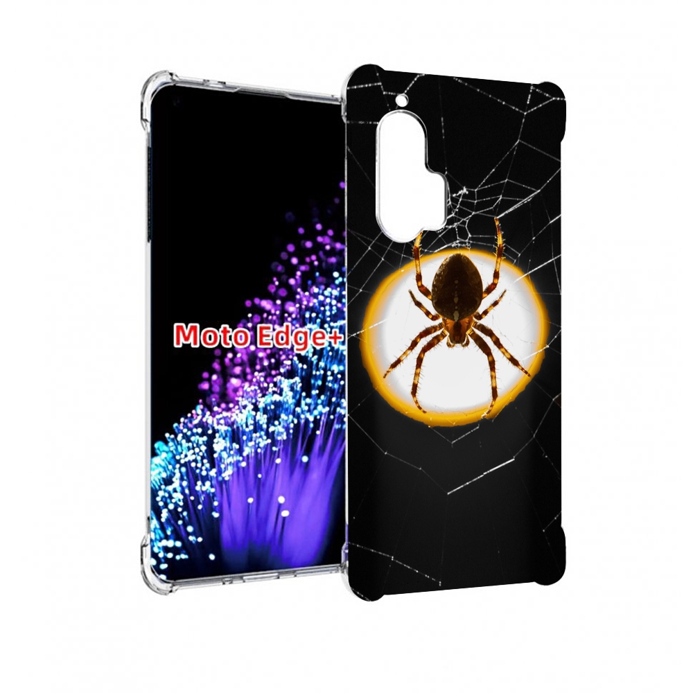 

Чехол MyPads паук-с-паутинкой для Motorola Edge+ Plus, Прозрачный, Tocco