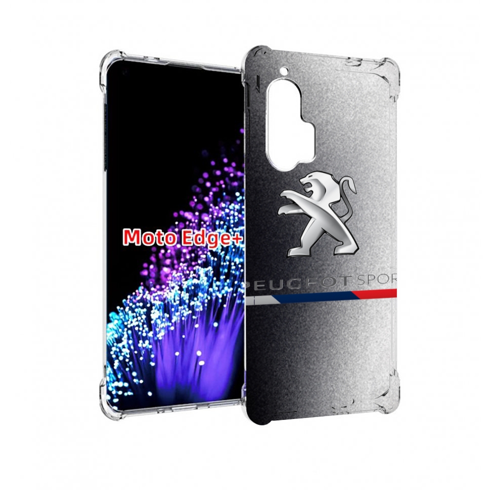 

Чехол MyPads пежо-peugeot-1 для Motorola Edge+ Plus, Прозрачный, Tocco