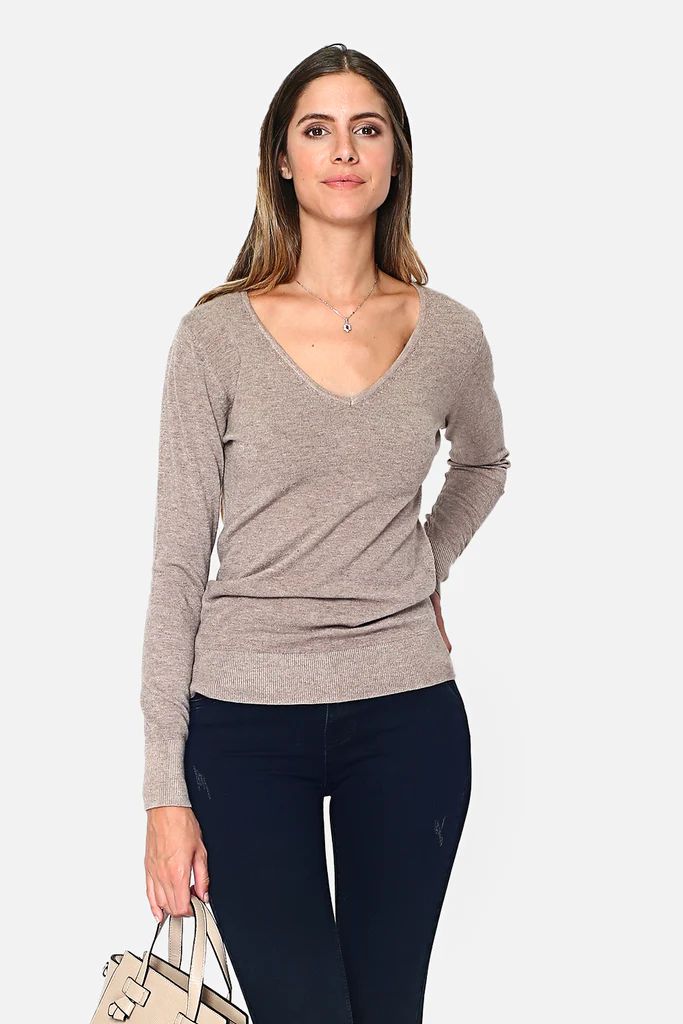 Лонгслив женский C&Jo CJF1250 бежевый L