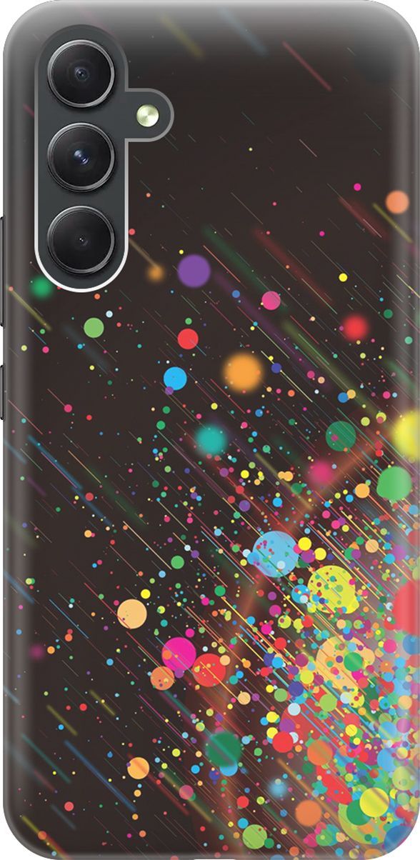 

Силиконовый чехол на Samsung Galaxy A54 5G "Яркое настроение", Зеленый;красный, 158748