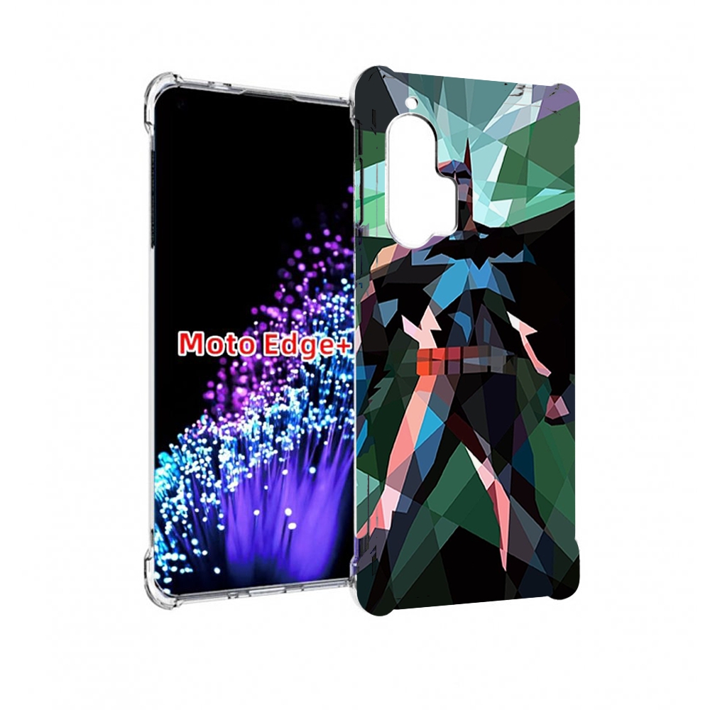 

Чехол MyPads полигональный-бэтмен-арт для Motorola Edge+ Plus, Прозрачный, Tocco