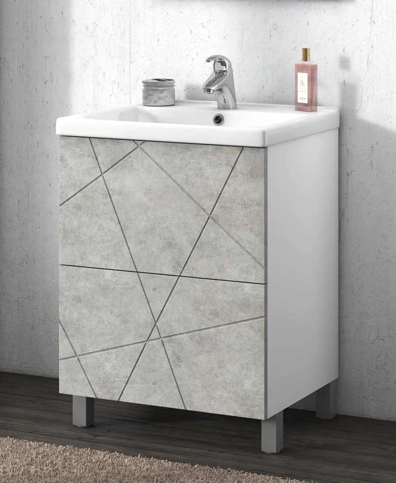 

Комплект VIGO: тумба под умывальник Geometry 2-50 с раковиной Фостер 50