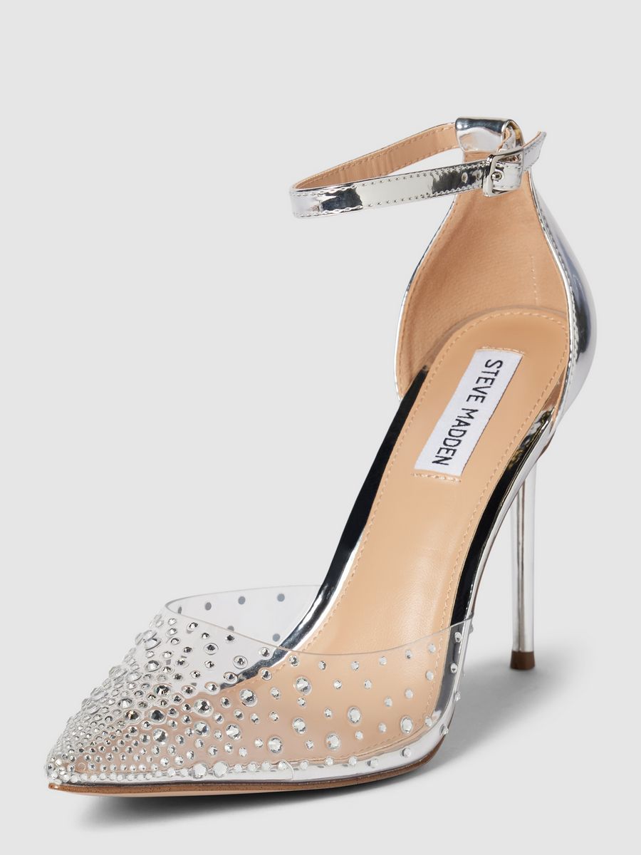 

Туфли женские STEVE MADDEN SM11002564 серебристые 38 EU, Серебристый, SM11002564