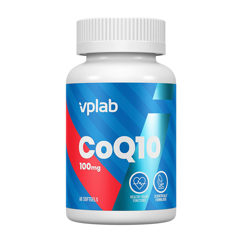 фото Коэнзим vplab coenzyme q10 60 капсул