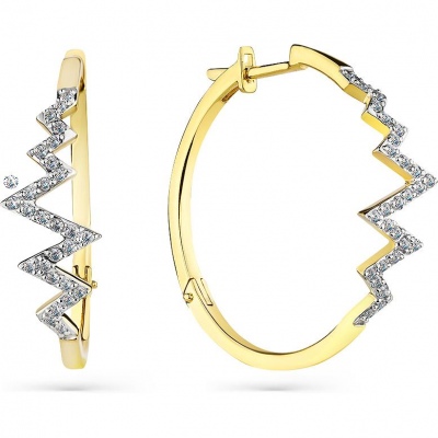 

Серьги из жёлтого золота с 54 бриллиантами Master Brilliant 2-308481-00-00, 2-308481-00-00