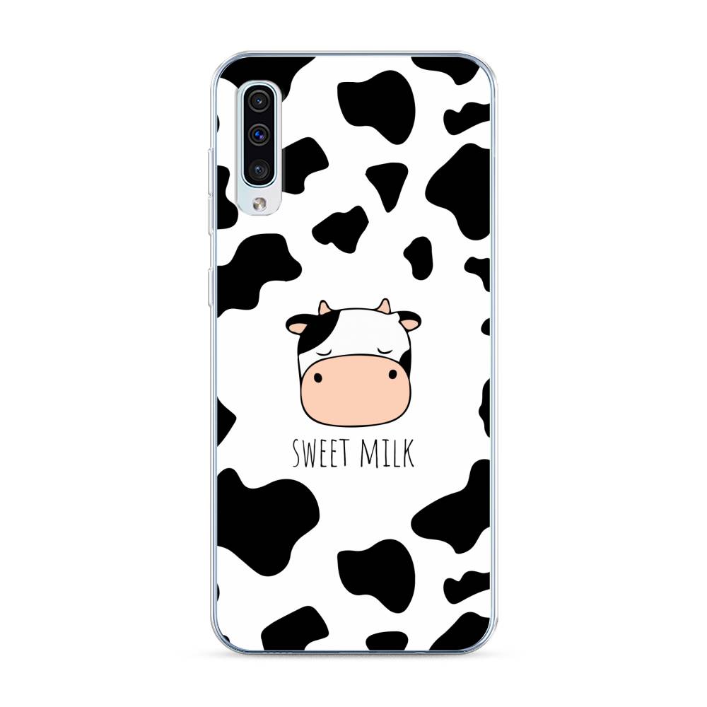 

Чехол на Samsung Galaxy A30s "Sweet milk", Розовый;белый;черный, 28850-1