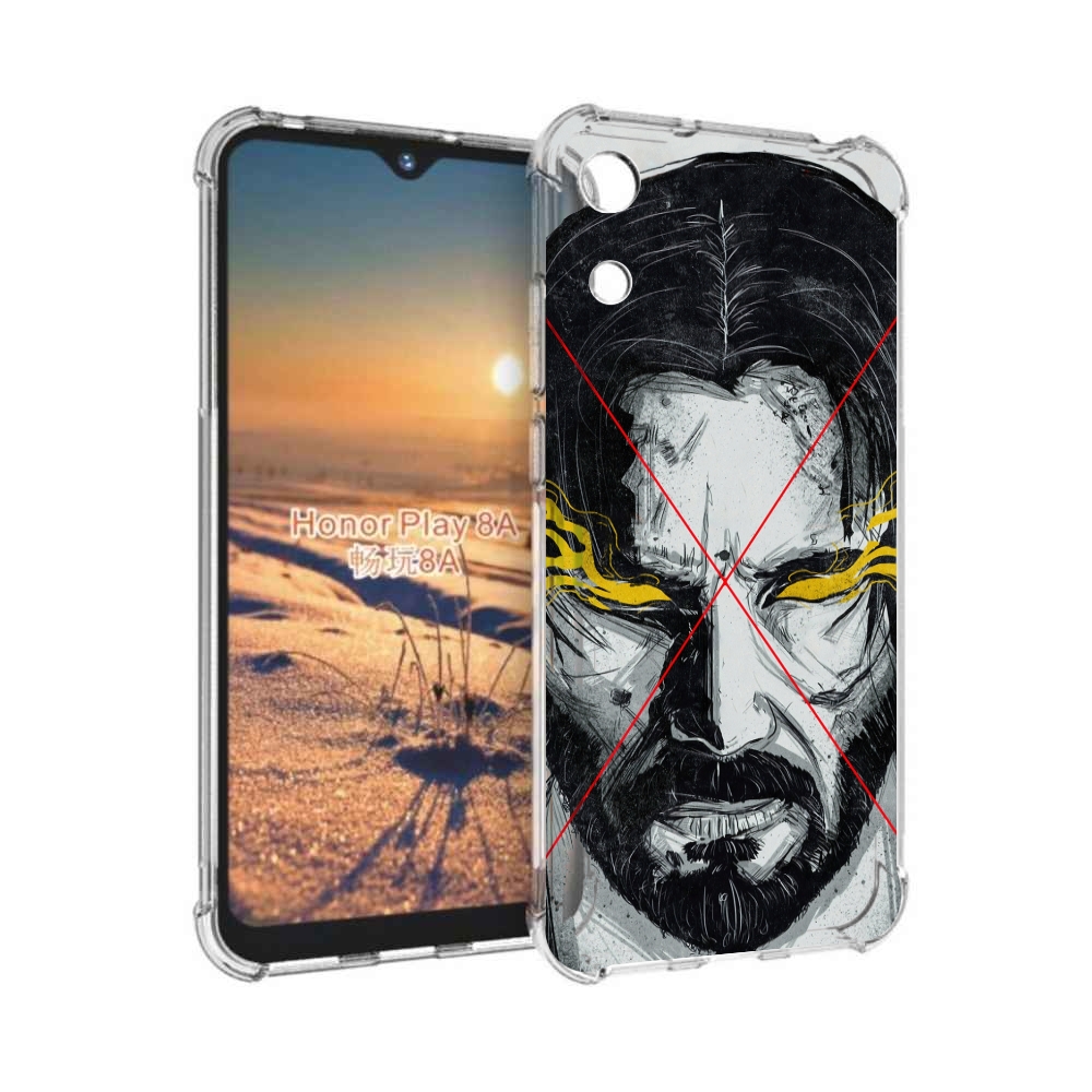 

Чехол бампер MyPads Джон-Уик для Honor 8A, Прозрачный, Tocco