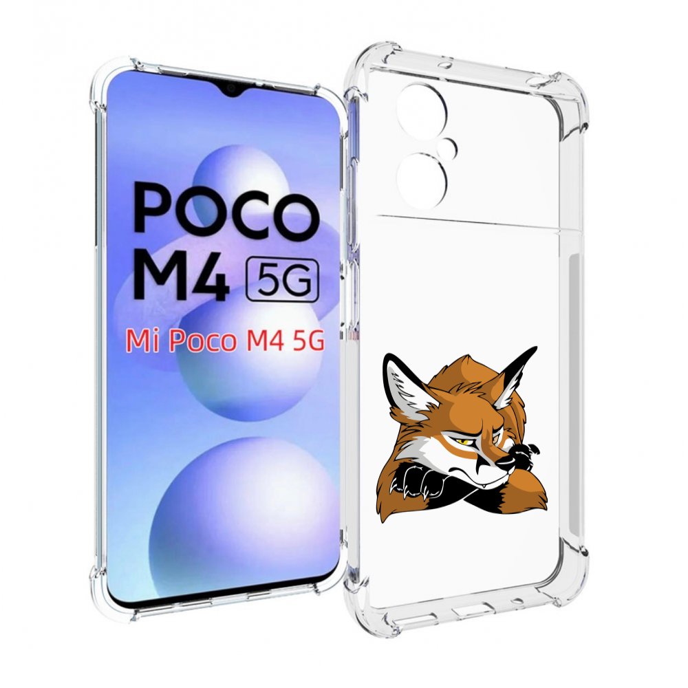 

Чехол MyPads фокс для Xiaomi Poco M4 5G, Прозрачный, Tocco