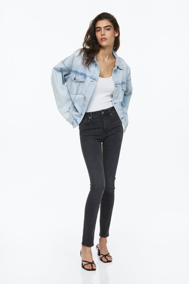 

Джинсы женские H&M 0986343015 серые 34 (доставка из-за рубежа), 0986343015