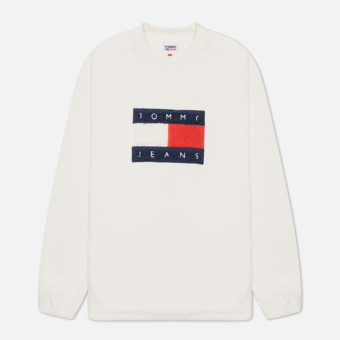 

Свитшот мужской Tommy Jeans DM0DM12575 белый S, DM0DM12575