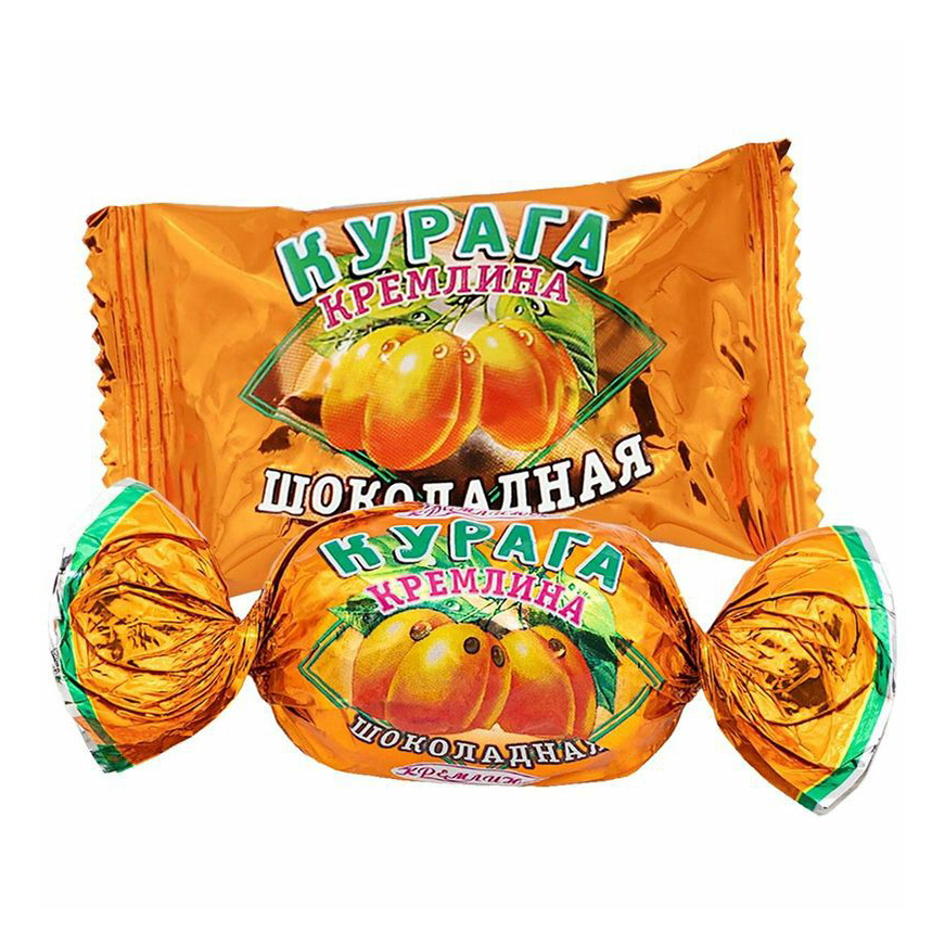 

Конфеты шоколадные Кремлина Курага глазированная