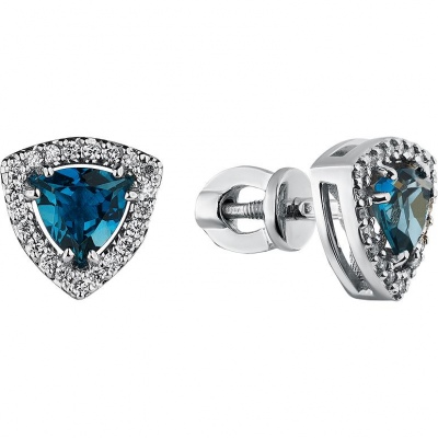 

Серьги из белого золота с топазами и бриллиантами Master Brilliant 2-202056-00-10, 2-202056-00-10