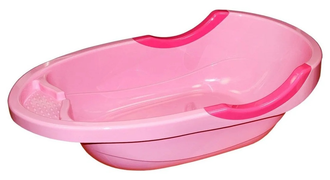 Ванна детская «Малышок» 86 см., цвет розовый