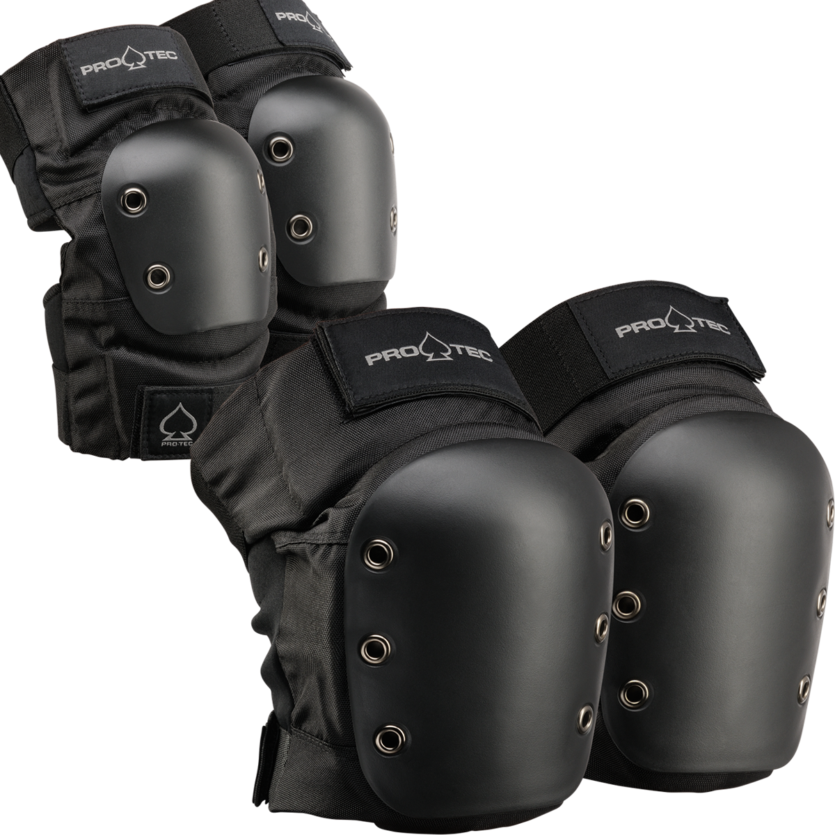 Защита коленей и локтей Pro-Tec Street Knee Elbow Pad Set Open Back Blk L