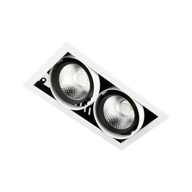 

Точечный светильник Ambrella Cardano Led T812 BK/CH 2*12W 4200K