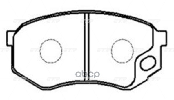 

Тормозные колодки Ctr передние GK0586