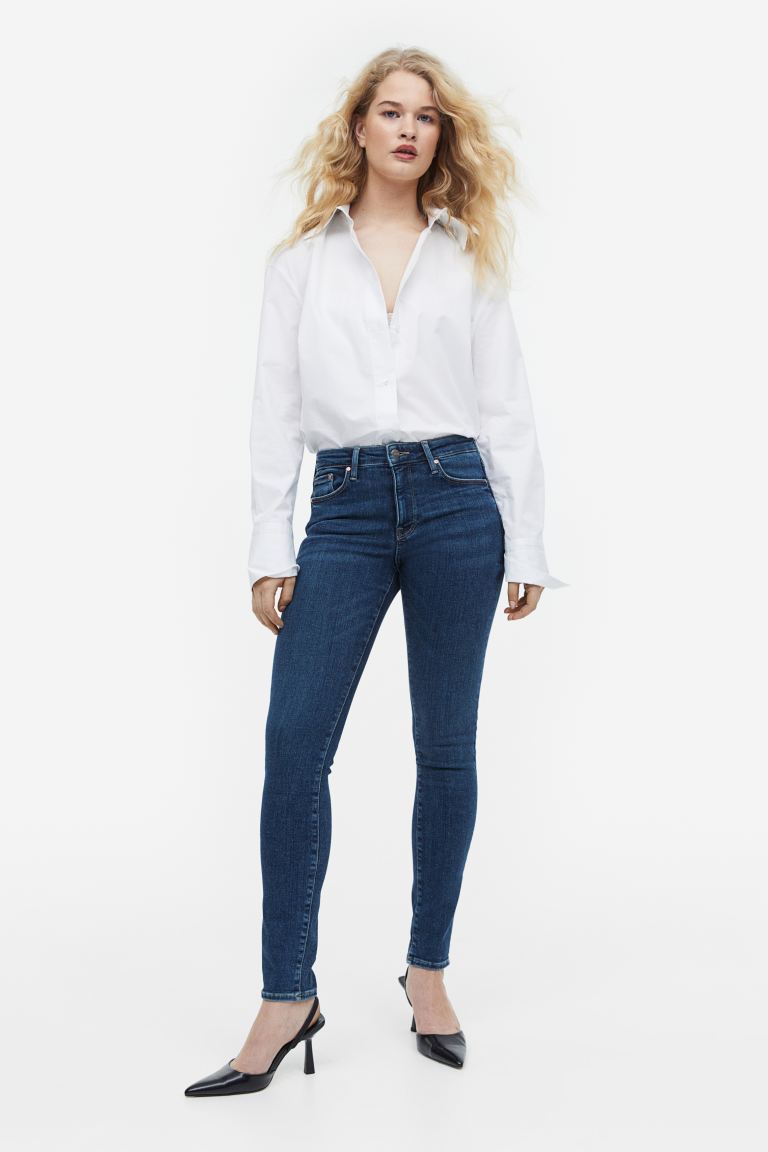 

Джинсы женские H&M 0986428008 синие 32 (доставка из-за рубежа), Синий, 0986428008