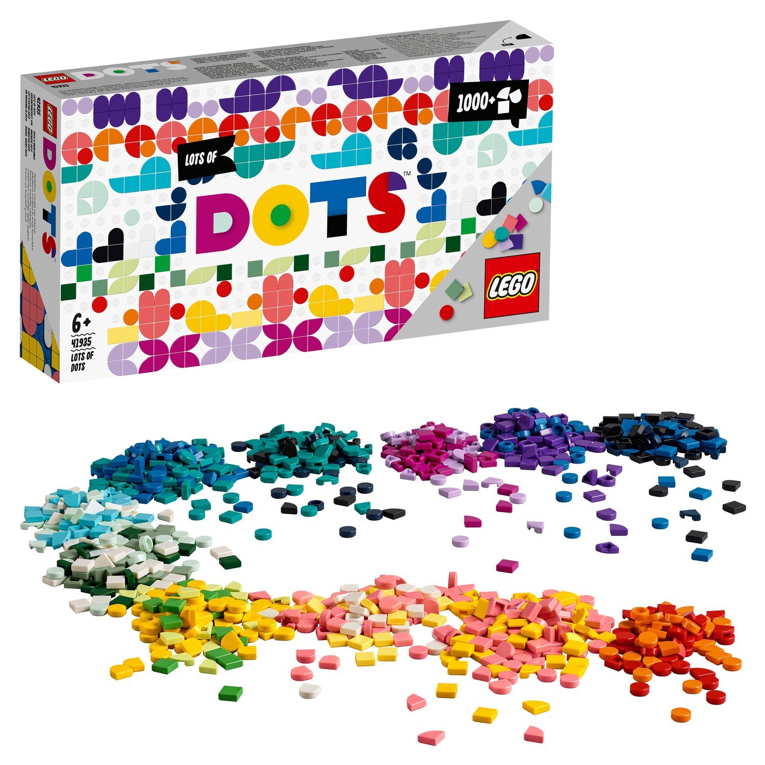 Набор для творчества LEGO DOTS 41935 Большой набор тайлов набор для творчества lego dots 41921 тайлы dots серия 3