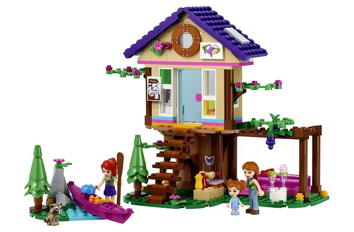 Конструктор LEGO Friends 41679 Домик в лесу abtoys модульный домик собери сам мини куколки в гостиной и музыкальной комнатах