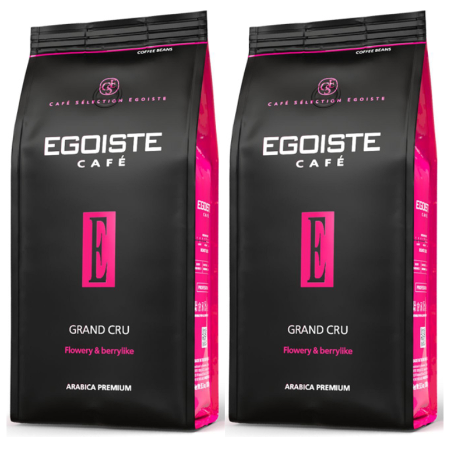 Кофе в зернах Egoiste Grand Cru, 2 шт по 1 кг