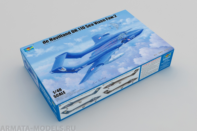 

05808P Британский истребитель de Havilland DH.110 Sea Vixen Faw.2