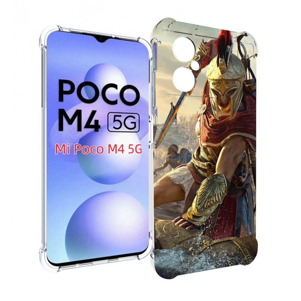 

Чехол MyPads Assassin's Creed Odyssey Kassandra мужской для Xiaomi Poco M4 5G, Прозрачный, Tocco