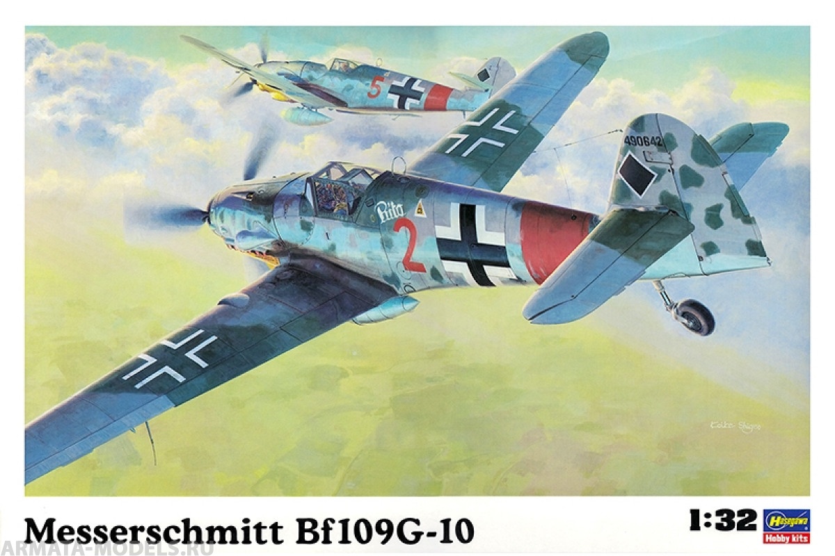 

08072 Самолет Messerschmitt BF109G-10
