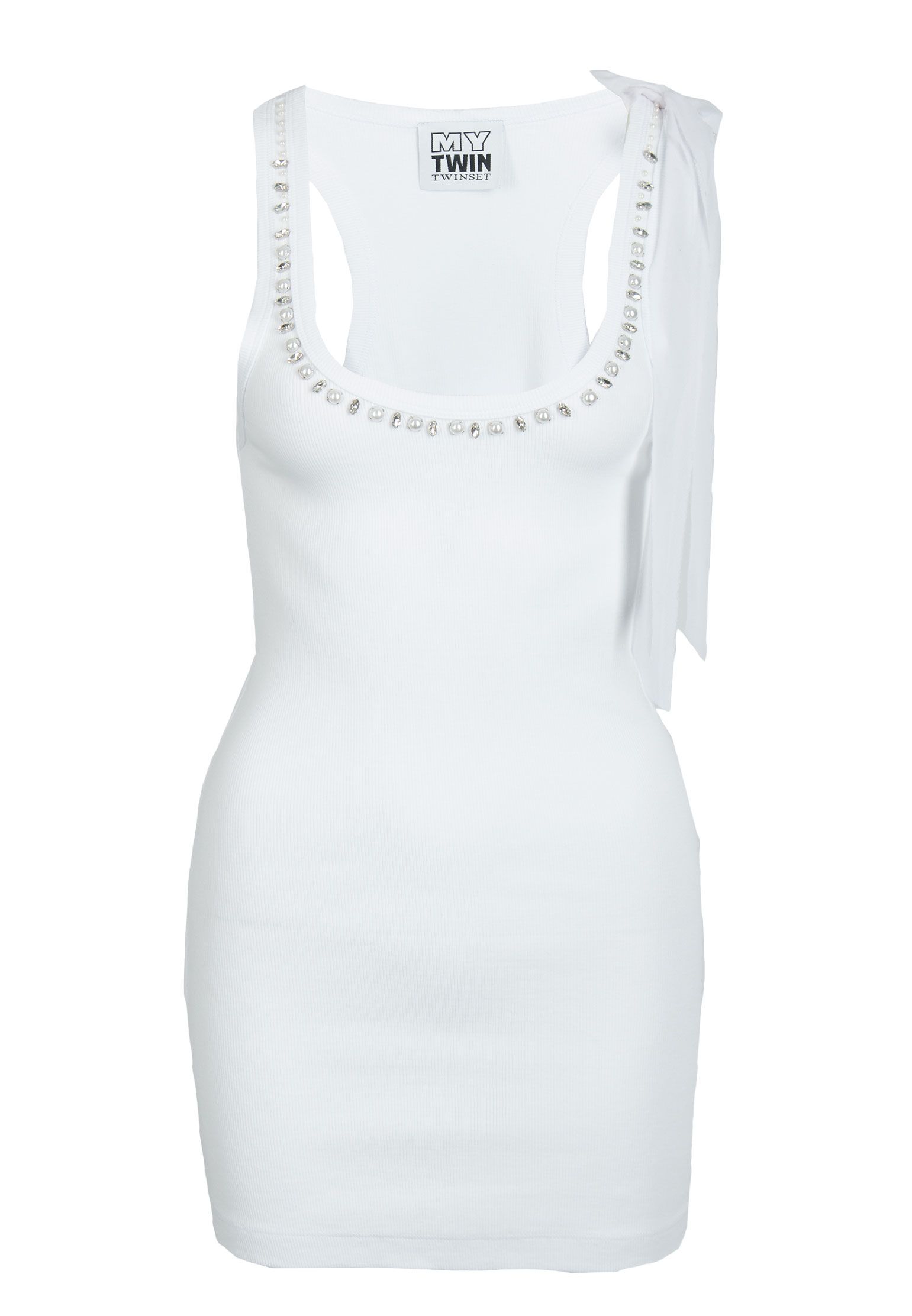 

Топ женский TWINSET 95437 белый 2XS, 95437