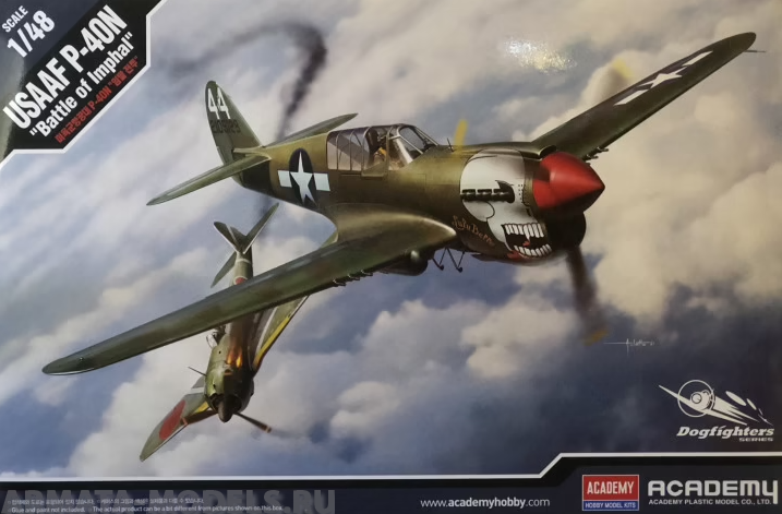 

12341 Игрушка авиация USAAF P-40N quot;Battle of Imphalquot;
