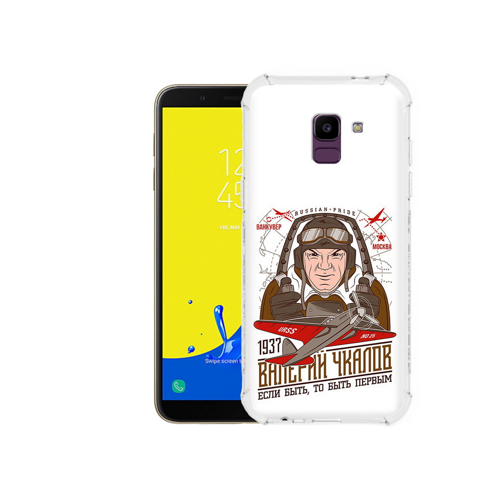 

Чехол MyPads Tocco для Samsung Galaxy J6 (2018) Чкалов, Прозрачный, Tocco