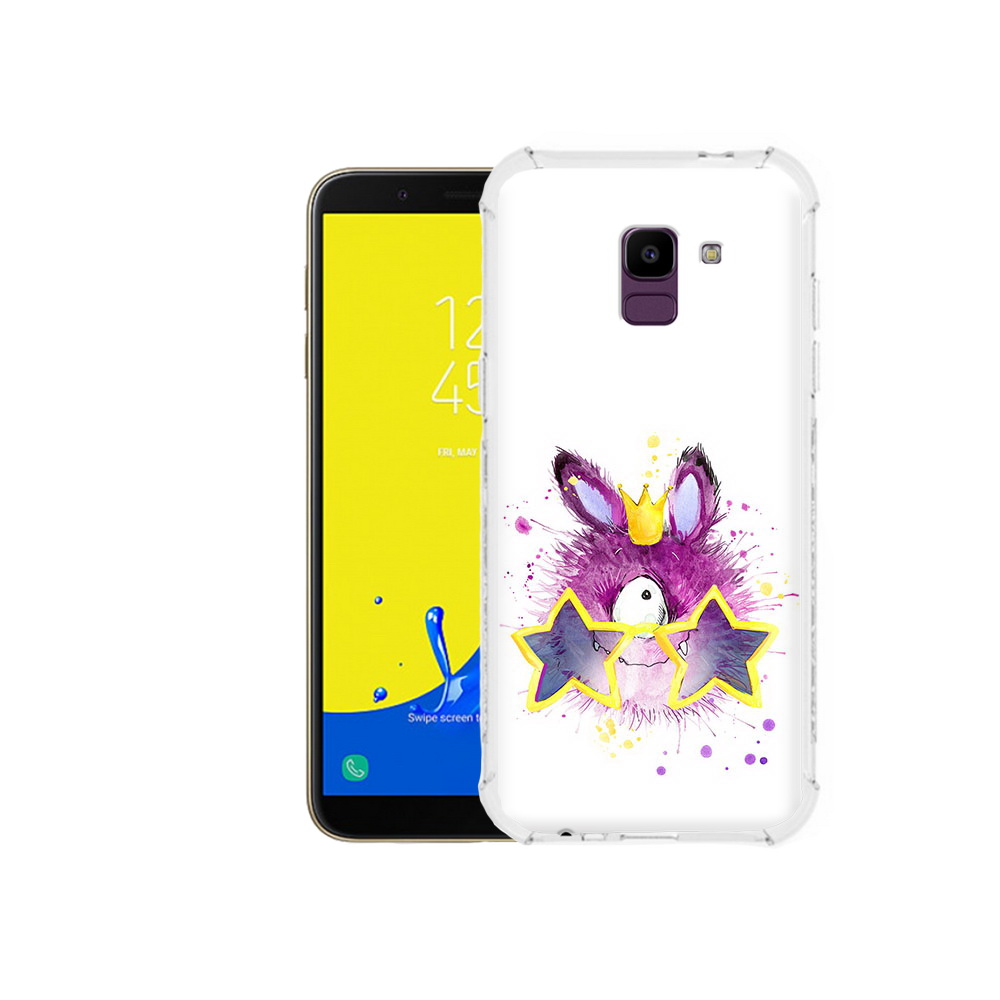 

Чехол MyPads Tocco для Samsung Galaxy J6 (2018) Шуршуля, Прозрачный, Tocco