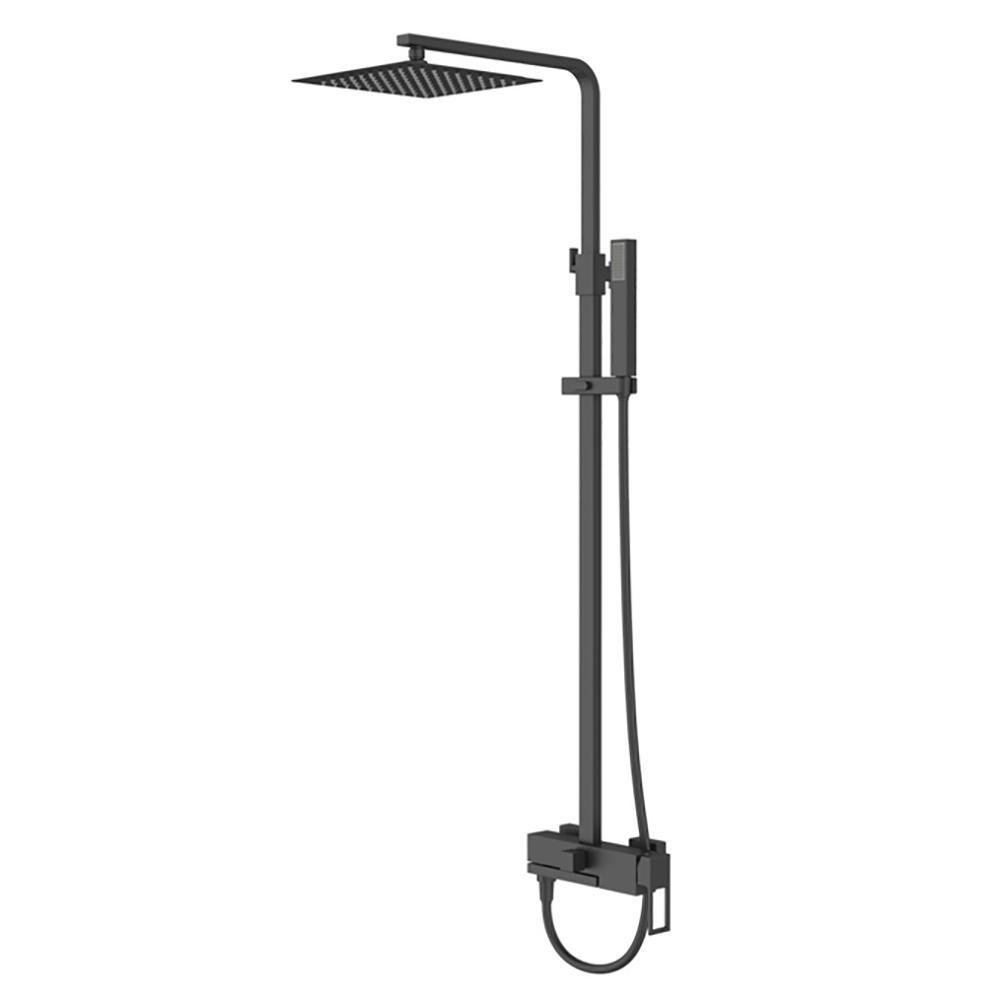 

Душевая стойка BelBagno LUCE LUC-VSCM-NERO, черная матовая