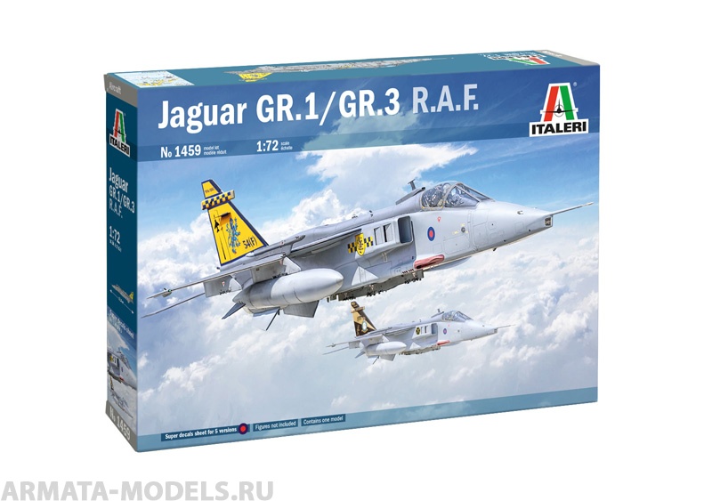 фото 1459ит самолет sepecat jaguar gr.1/3 quot;rafquot; italeri