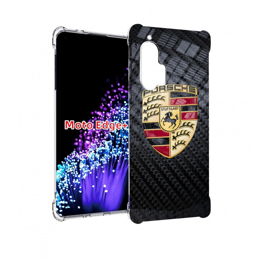 

Чехол MyPads порше porsche 3 мужской для Motorola Edge+ Plus, Прозрачный, Tocco