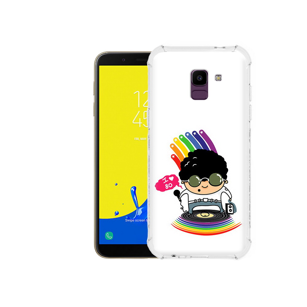 

Чехол MyPads Tocco для Samsung Galaxy J6 (2018) Я люблю 80-е, Прозрачный, Tocco