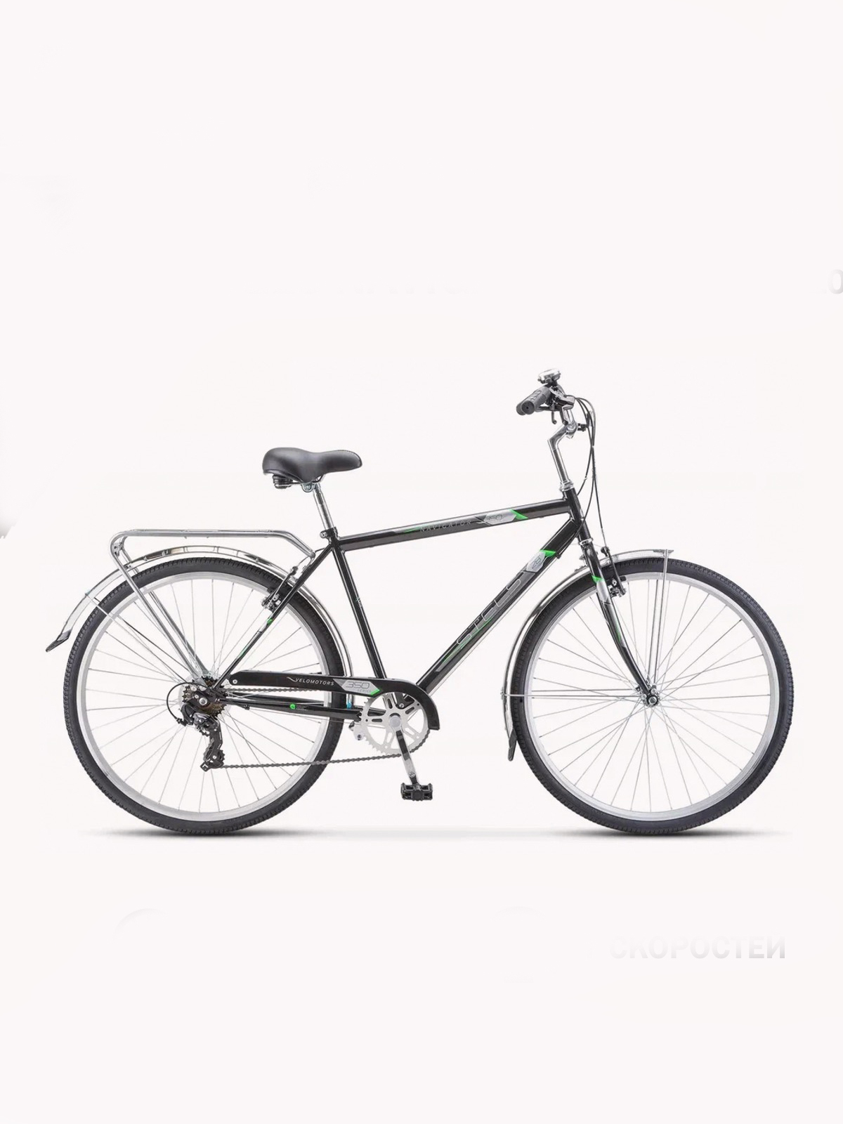 Велосипед дорожный Stels Navigator 28 350 V Z010 рама 20 черный 1591800₽