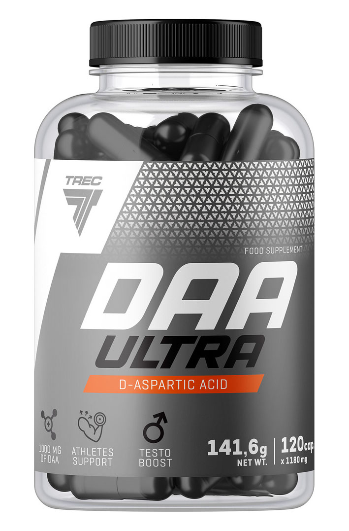 Натуральный тестобустер DAA Ultra 120 капсул Trec Nutrition, средство для повышения тестос