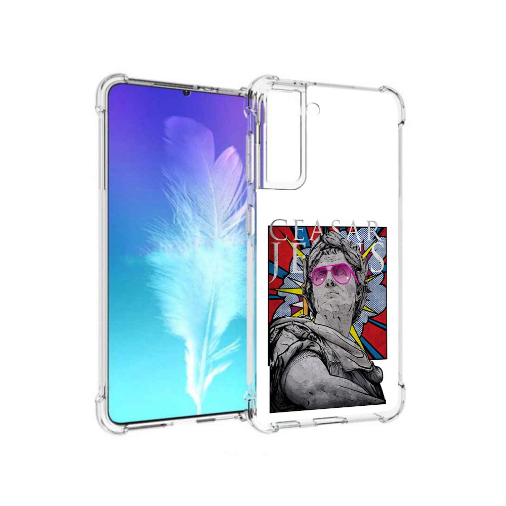 

Чехол MyPads Tocco для Samsung Galaxy S21 крутая статуя свободы (PT157088.510.423), Прозрачный, Tocco